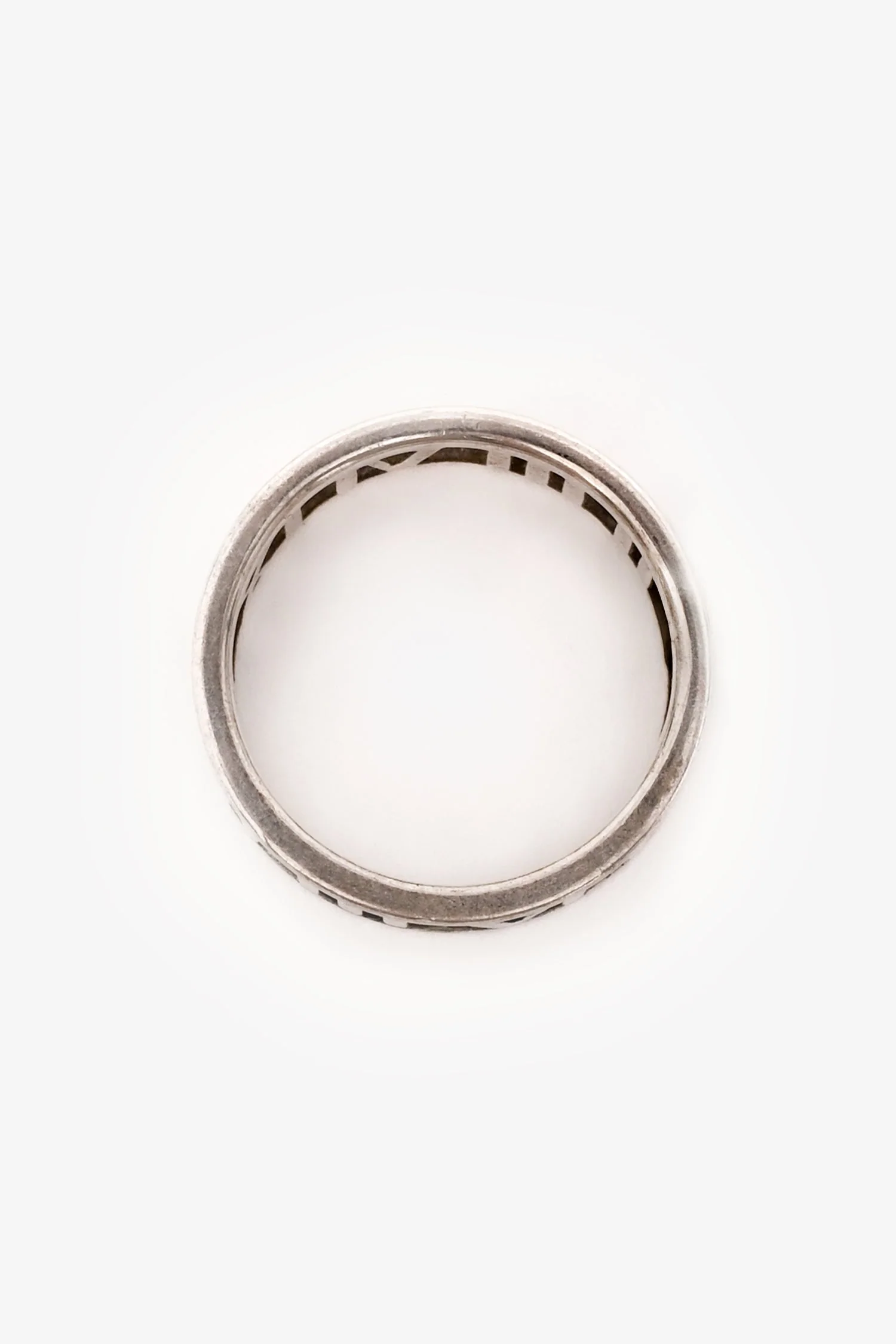 Tiffany & Co. Sterling Silver Open Atlas Ring Size 6.5 - Image 3