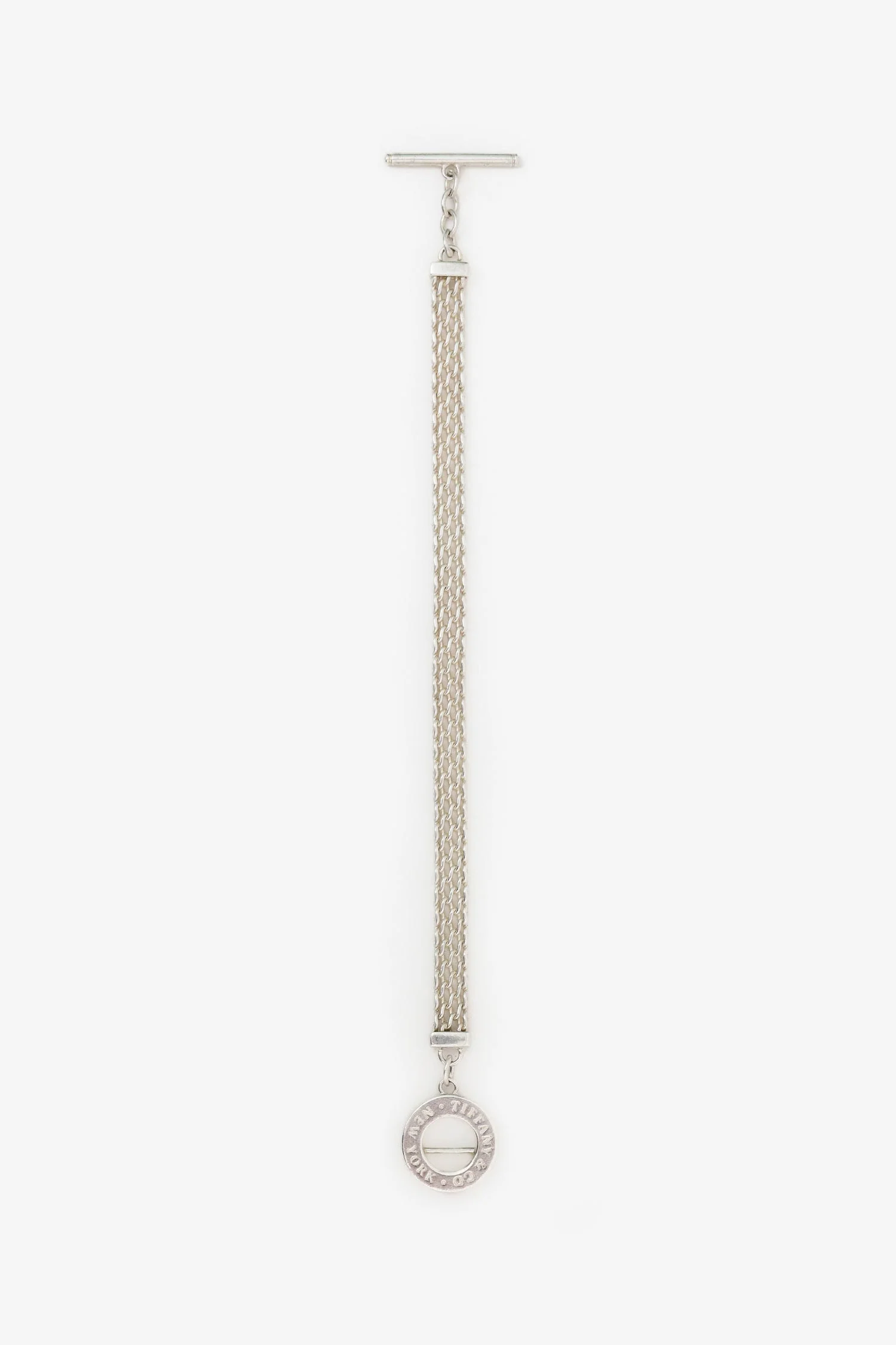 Tiffany & Co. Sterling Silver Somerset Mesh Toggle Bracelet - Image 5