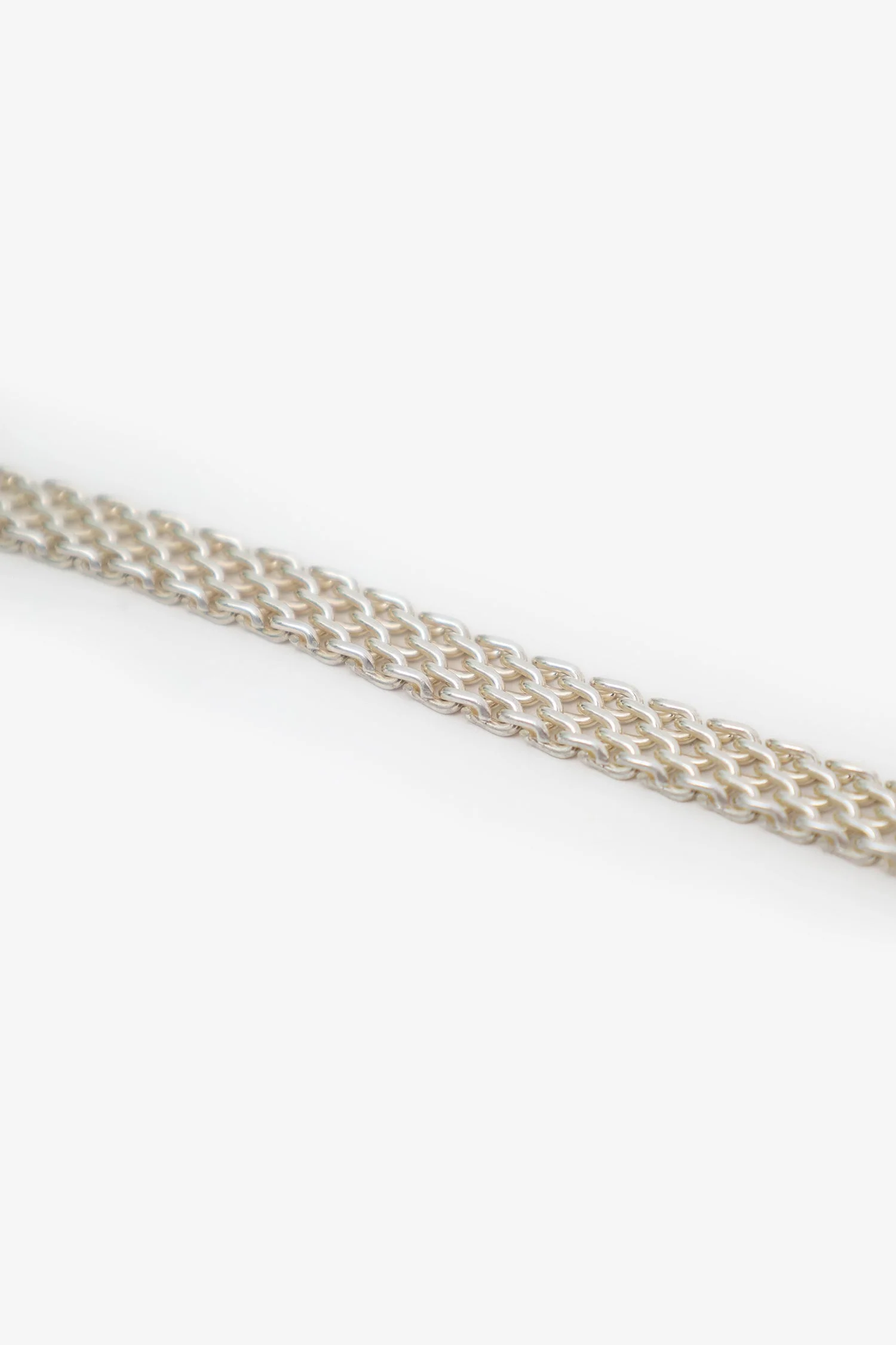 Tiffany & Co. Sterling Silver Somerset Mesh Toggle Bracelet - Image 6