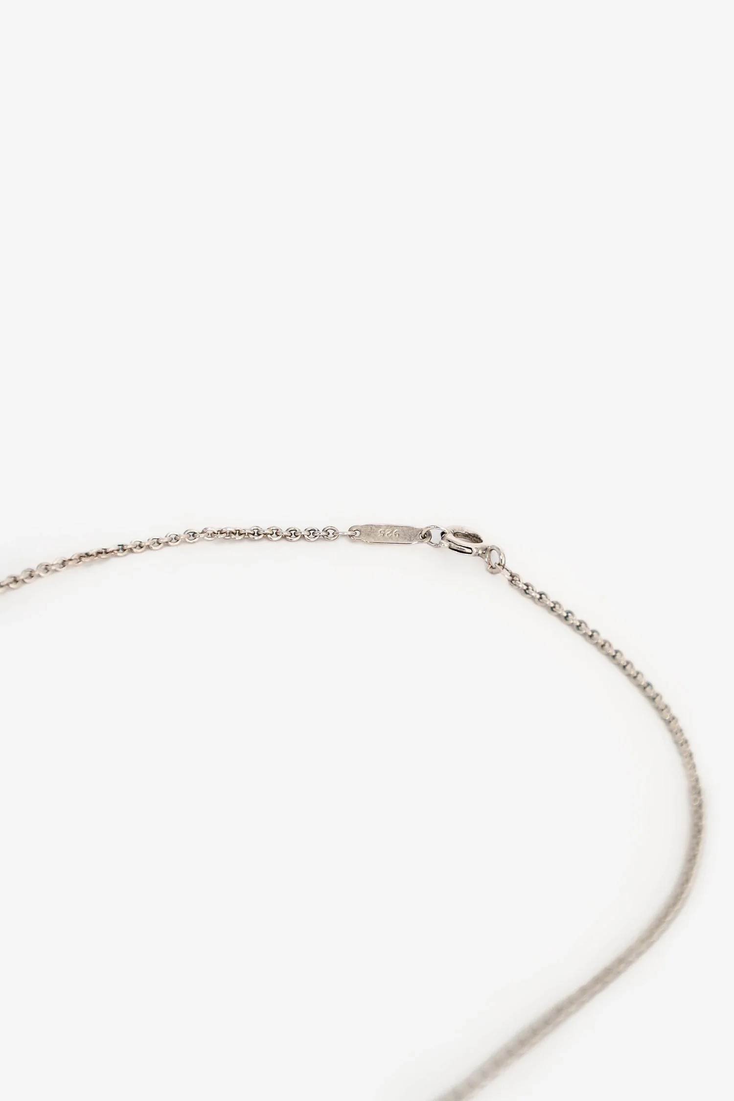 Tiffany & Co. Sterling Silver Triple Cushion Link Pendant Necklace - Image 3