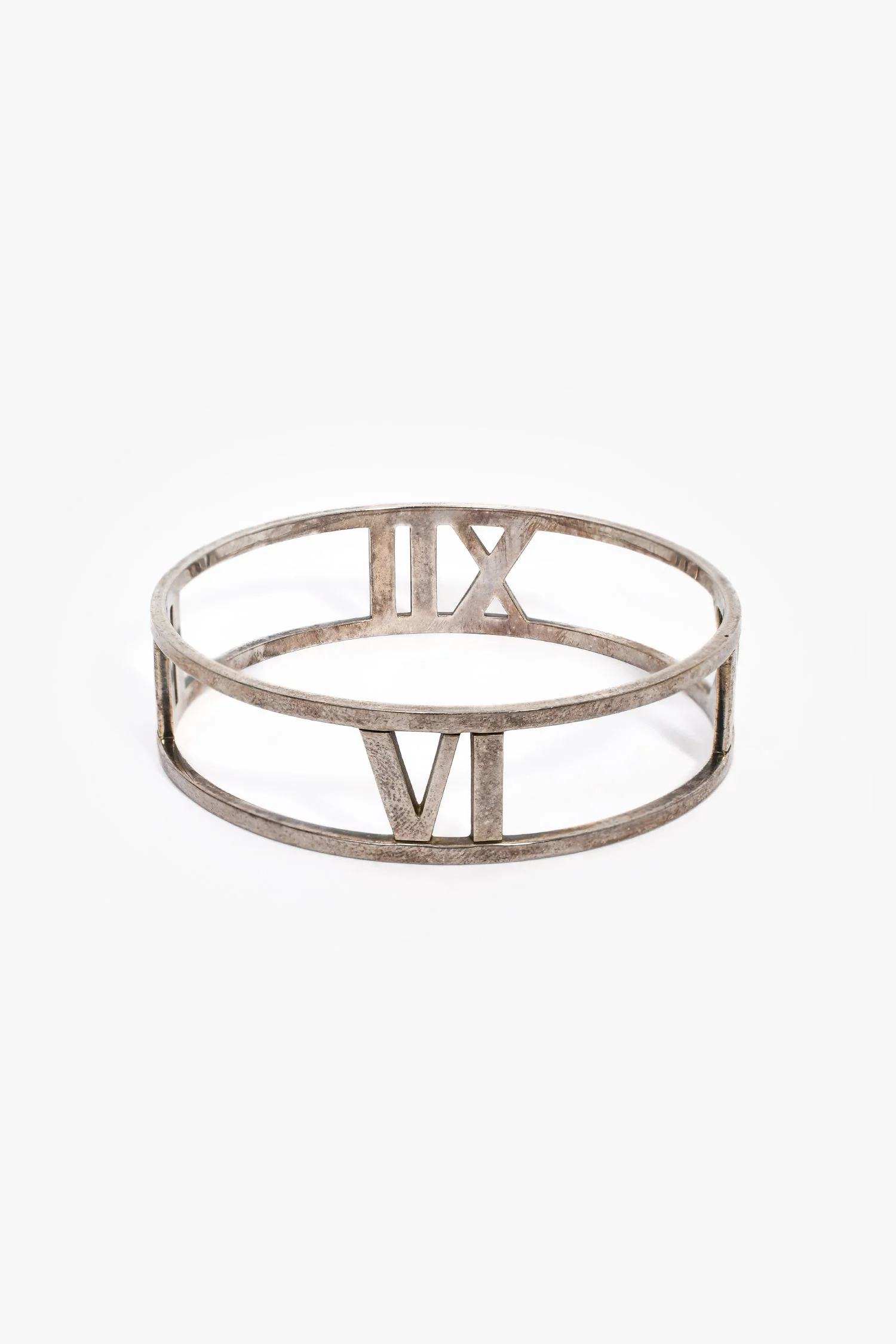 Tiffany & Co. Sterling Silver Wide Atlas Bangle