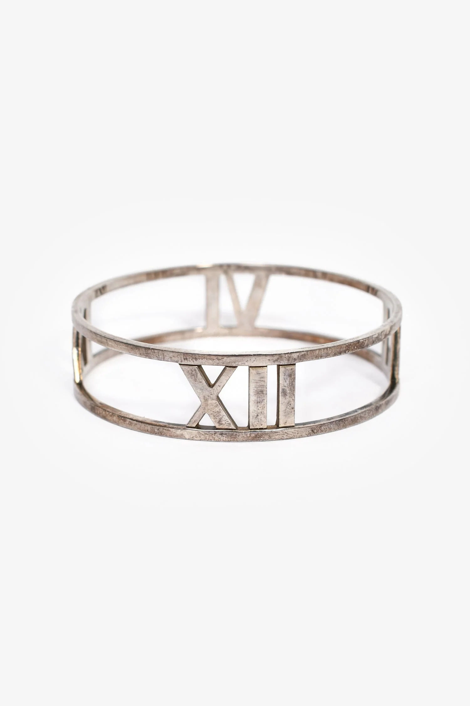 Tiffany & Co. Sterling Silver Wide Atlas Bangle - Image 3