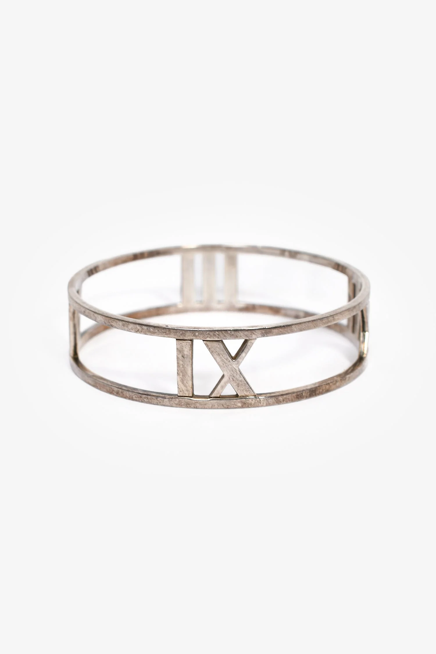 Tiffany & Co. Sterling Silver Wide Atlas Bangle - Image 4