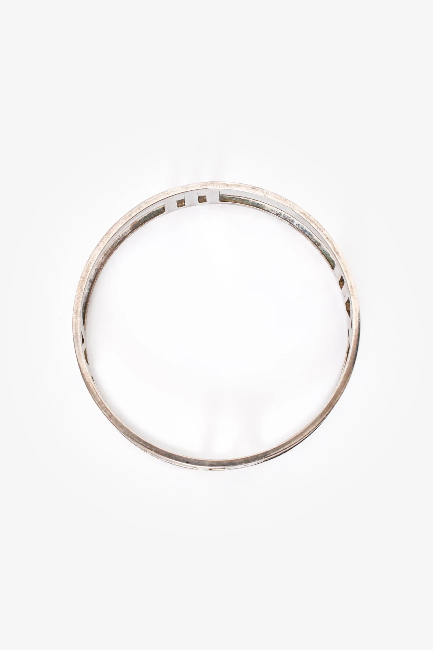 Tiffany & Co. Sterling Silver Wide Atlas Bangle - Image 5