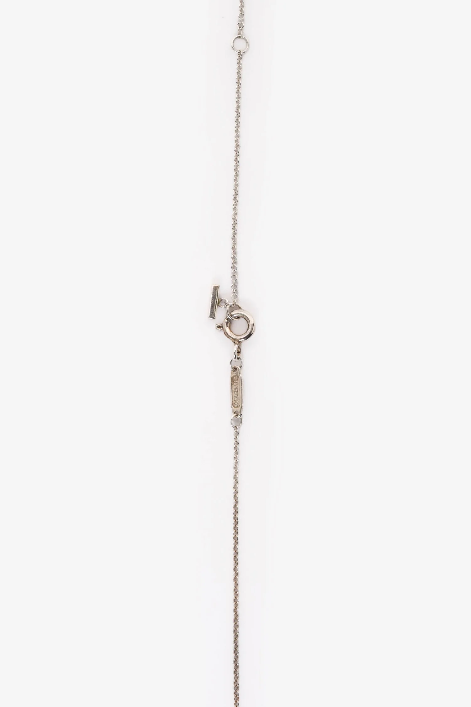 Tiffany Sterling Silver Smile Small Pendant Necklace - Image 3