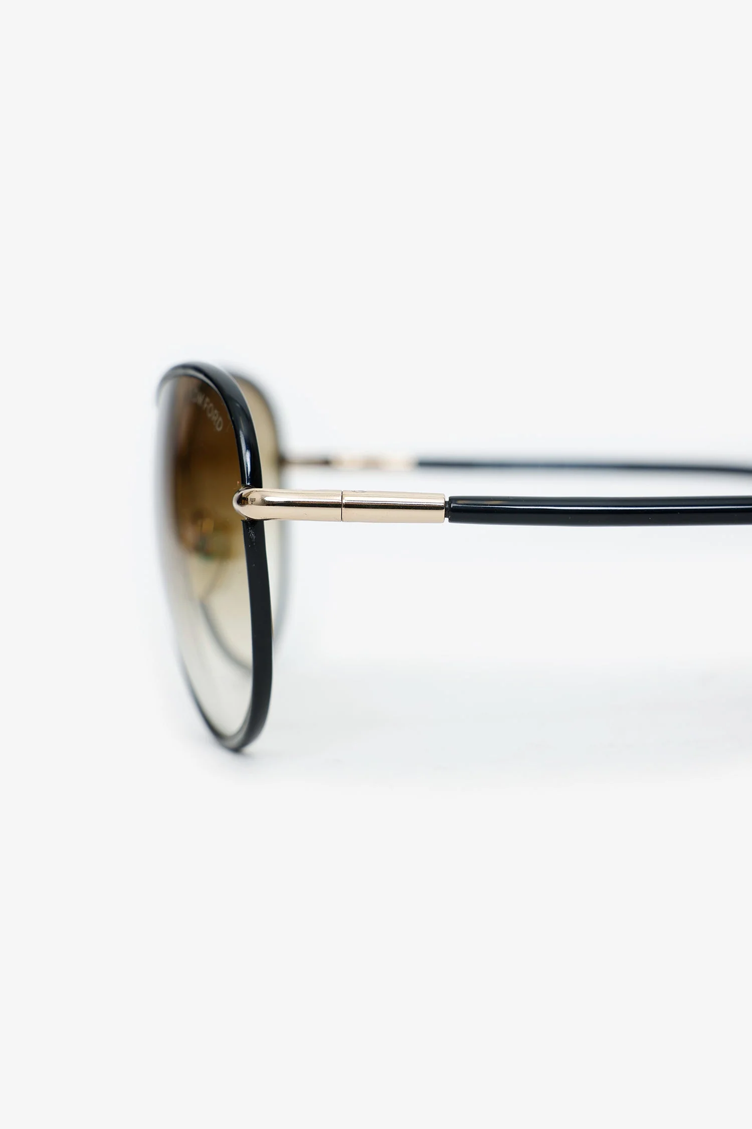 Tom Ford Black/Gold TF 344 Butterfly Sunglasses - Image 4
