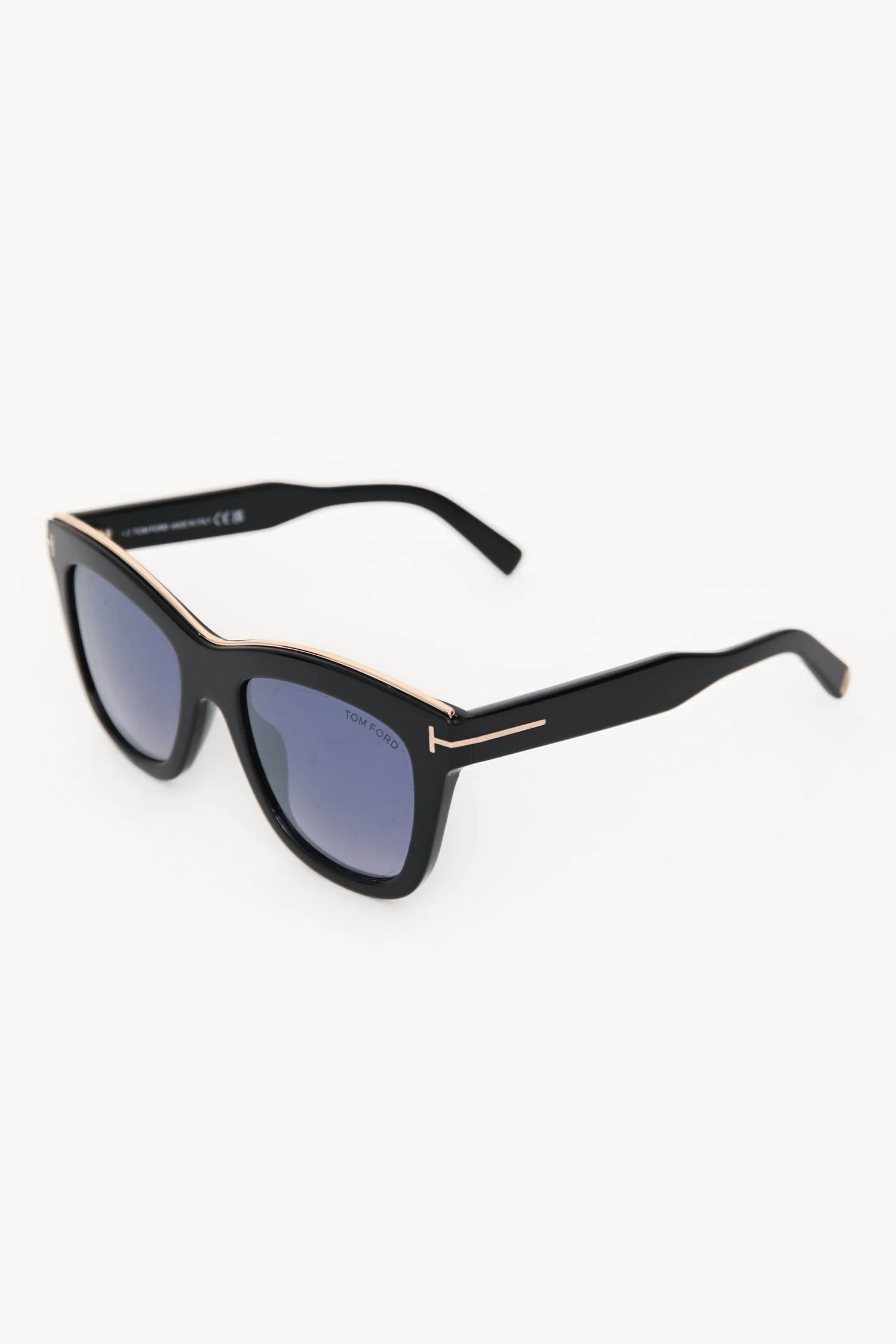 Tom Ford Black 'Julie' Cat-Eye Sunglasses - Image 2