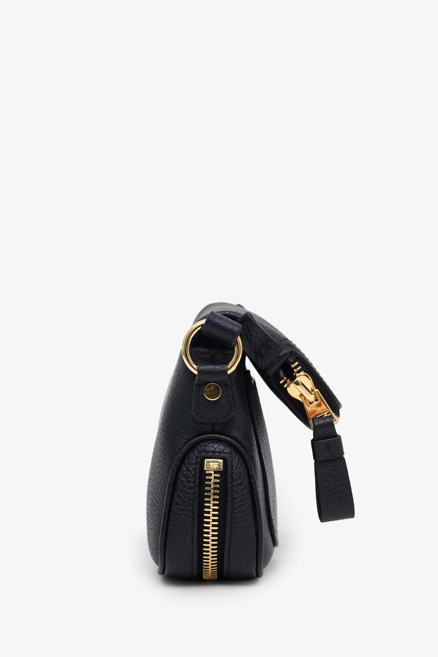 Tom Ford Black Leather Mini 'Jennifer' Crossbody Bag - Image 3