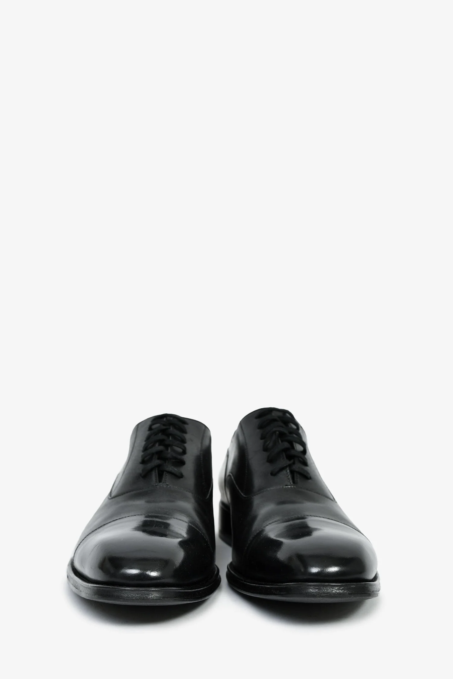 Tom Ford Black Leather Oxford Shoes Size 10.5 Mens - Image 3