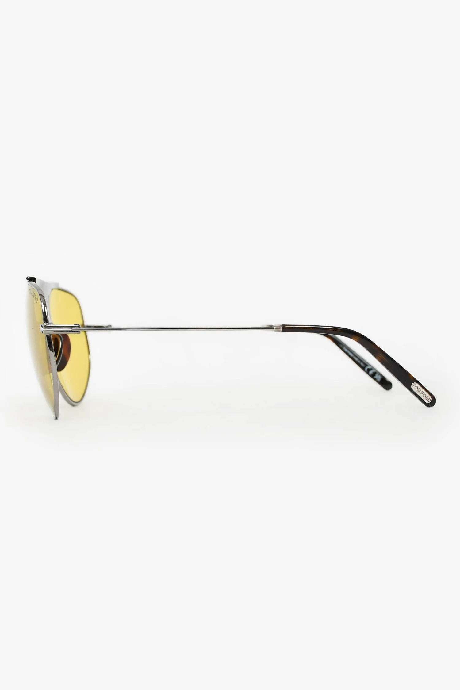 Tom Ford Black/Yellow Lens 'Drew' Sunglasses - Image 3