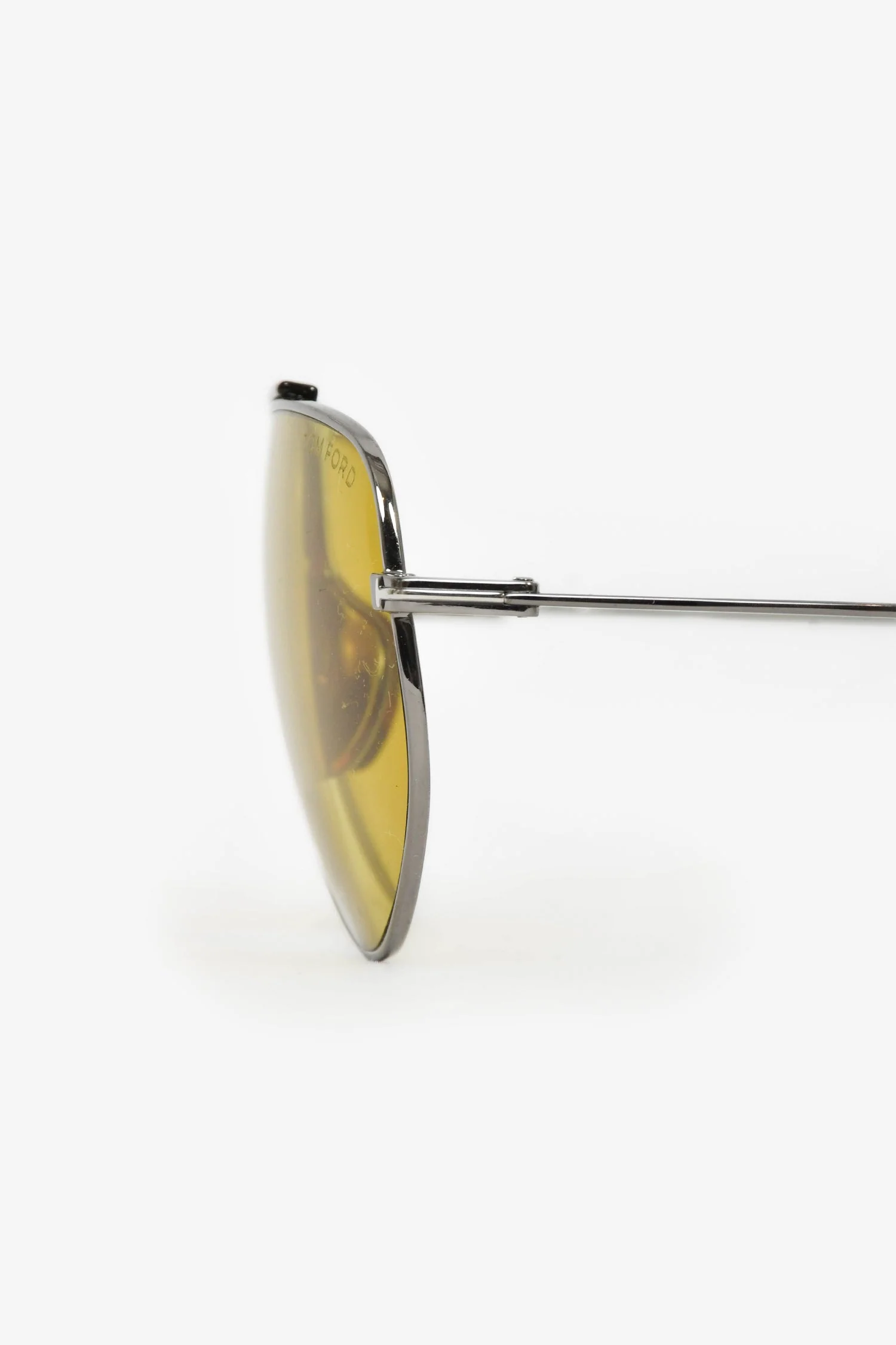 Tom Ford Black/Yellow Lens 'Drew' Sunglasses - Image 4