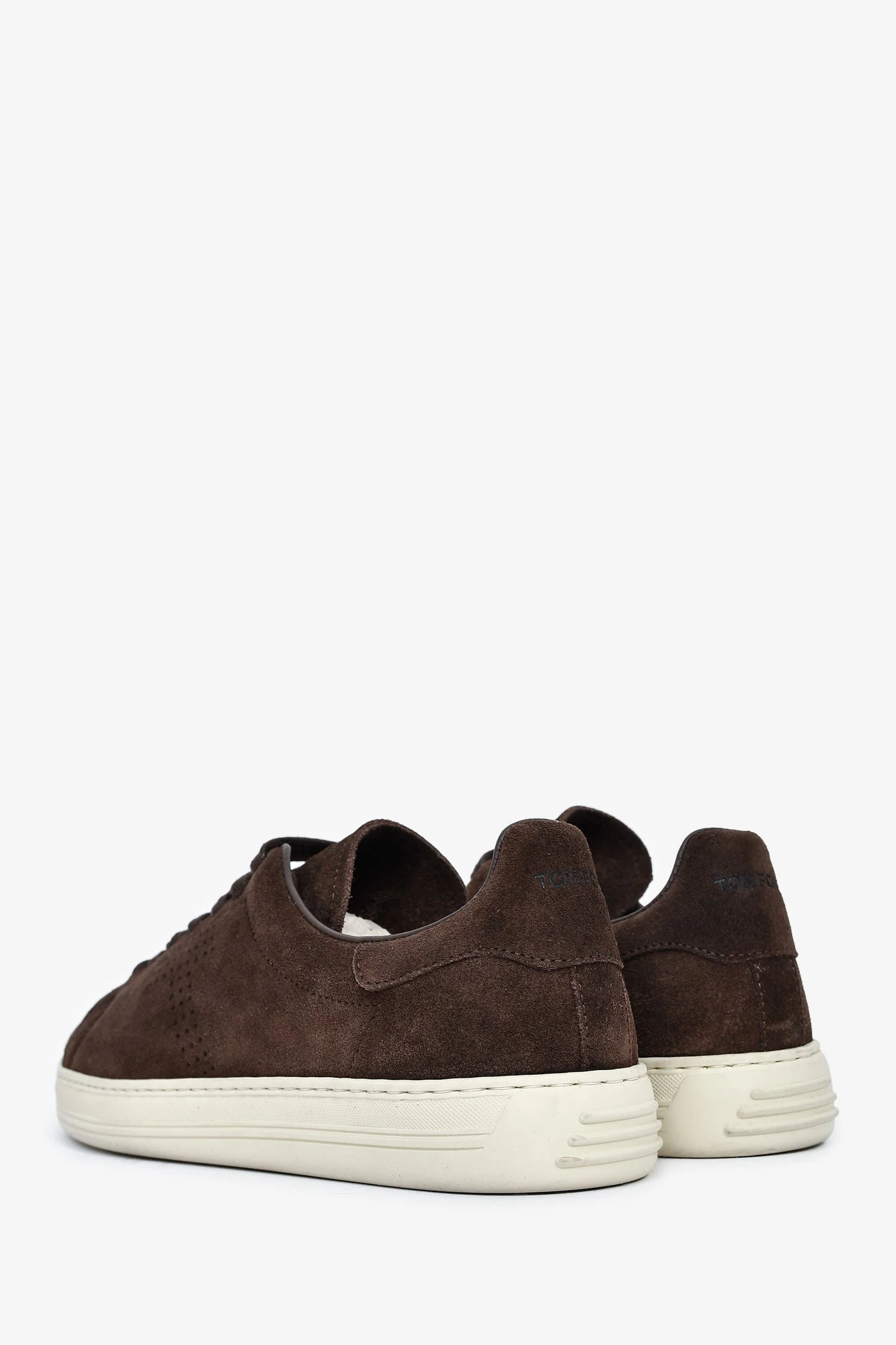 Tom Ford Brown Suede Sneaker Size 8 Mens - Image 4