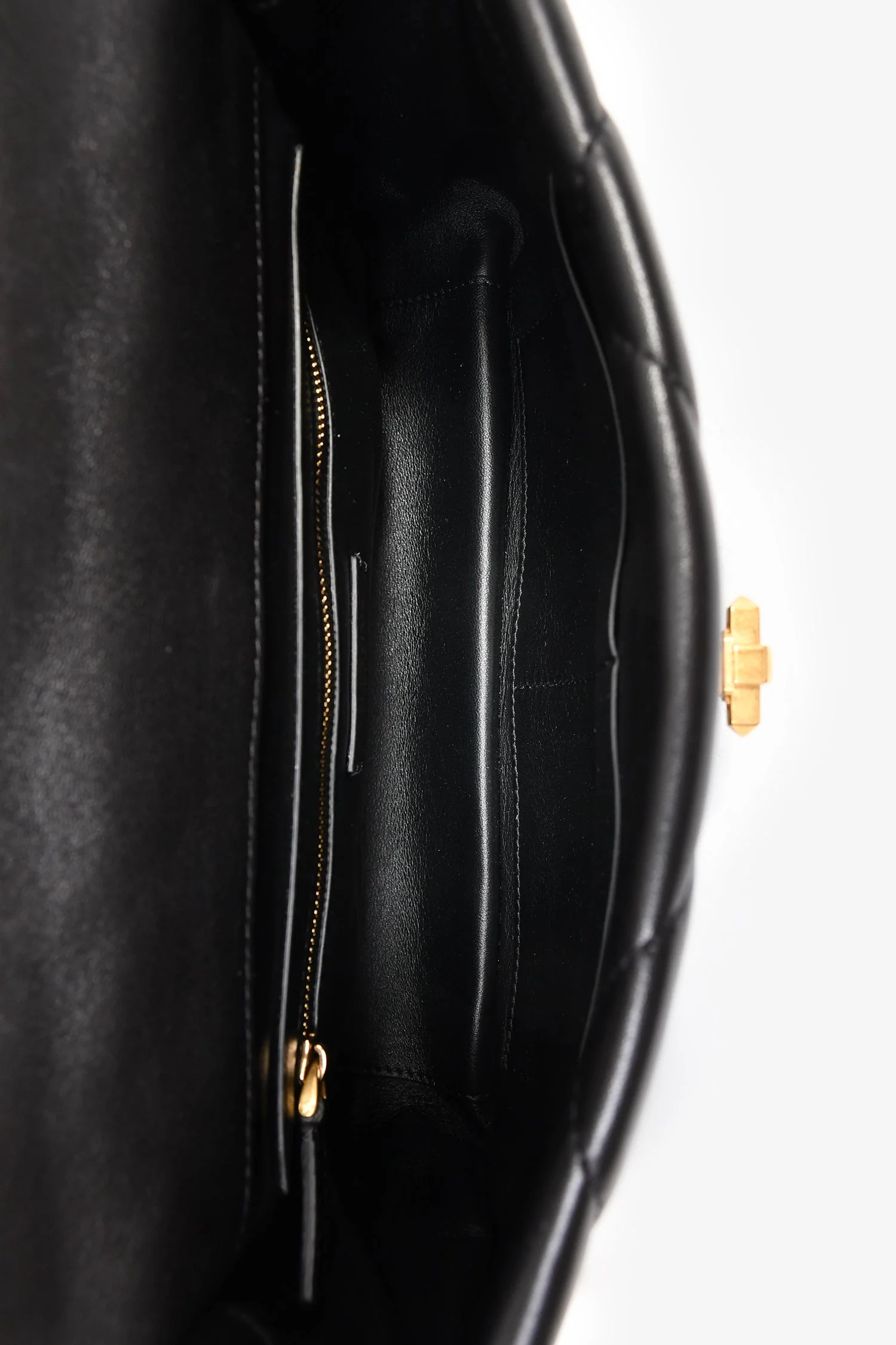 Valentino Black Leather Roman Stud Shoulder Bag - Image 6