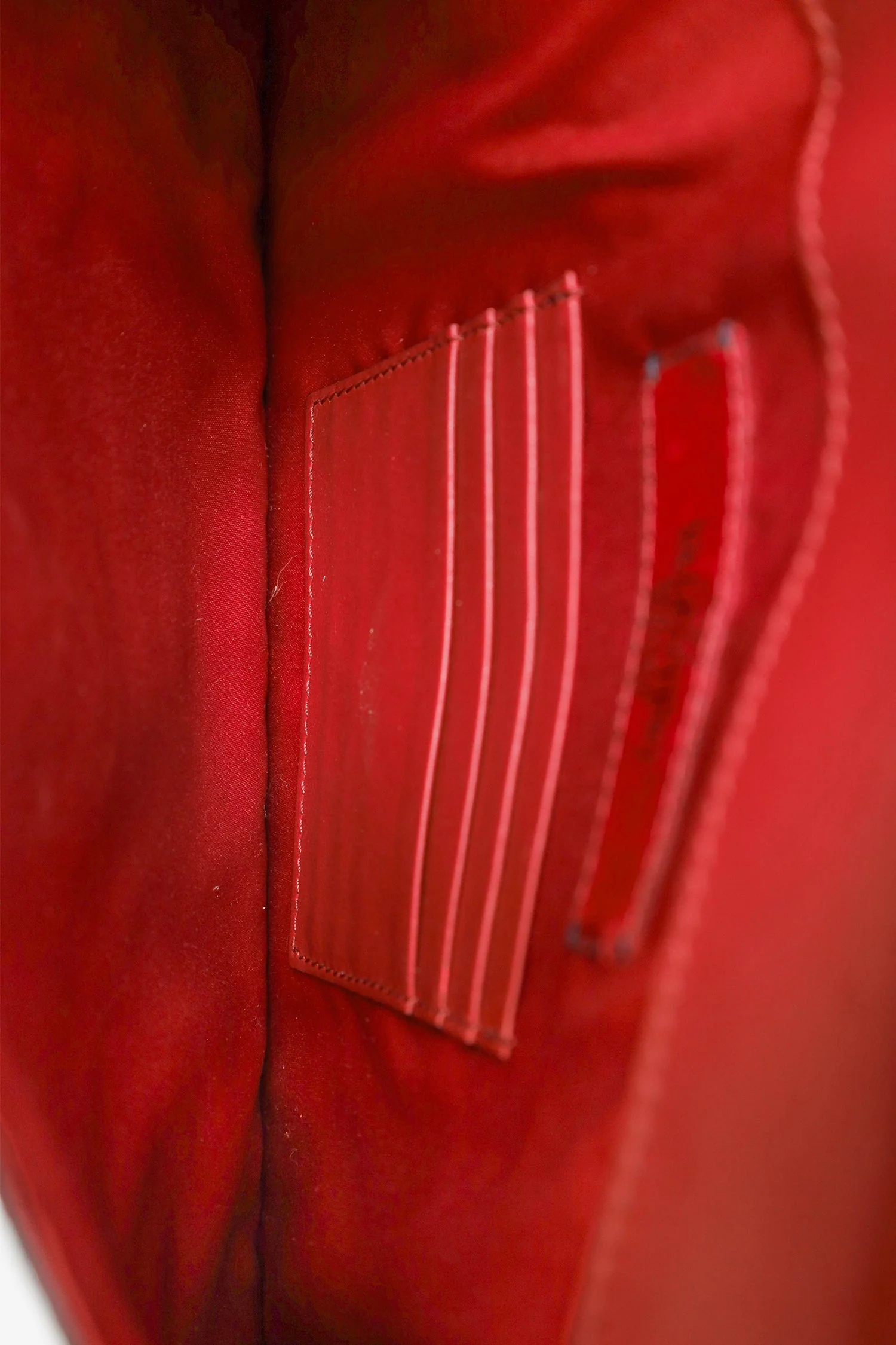 Valentino Burgundy Grainy Calfskin Rockstud Envelope Clutch - Image 6
