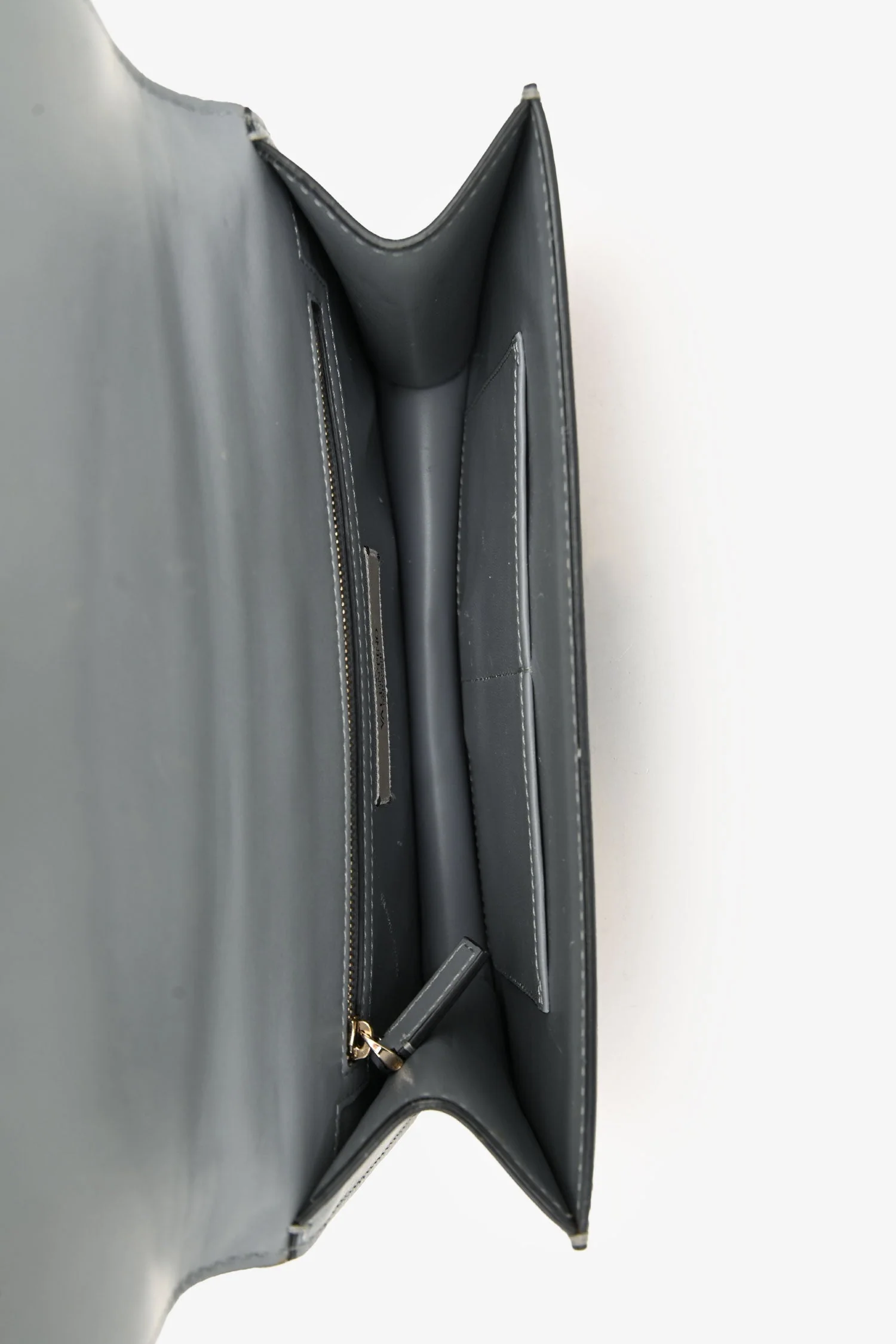 Valentino Grey Floral Leather Rockstud Chain Shoulder Bag - Image 6