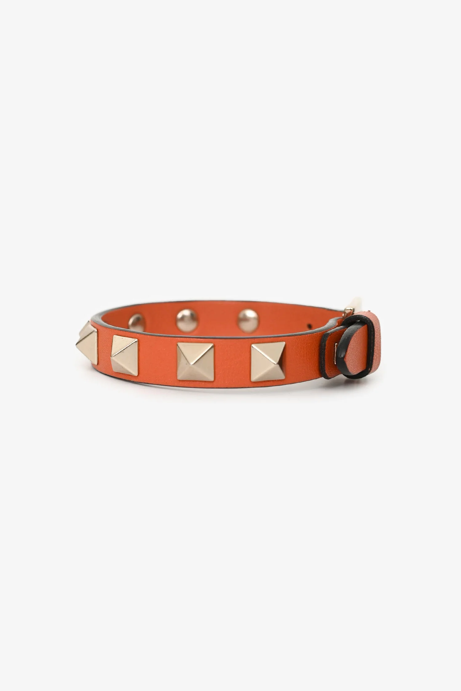 Valentino Orange Rockstud Bracelet - Image 2