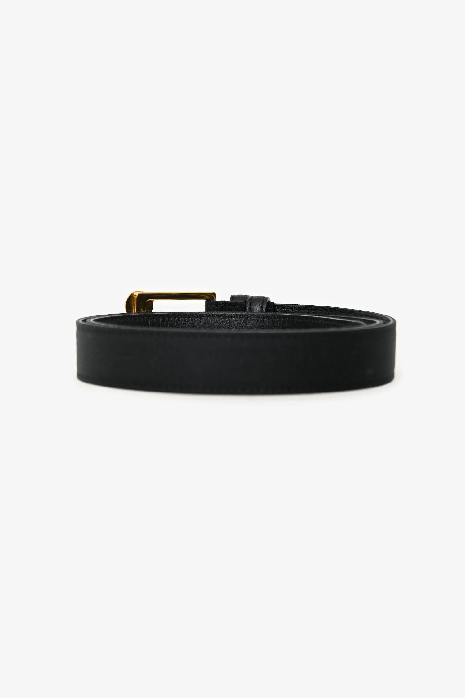 Versace Black Leather Medusa Embellished Buckle Belt Size 44 - Image 3