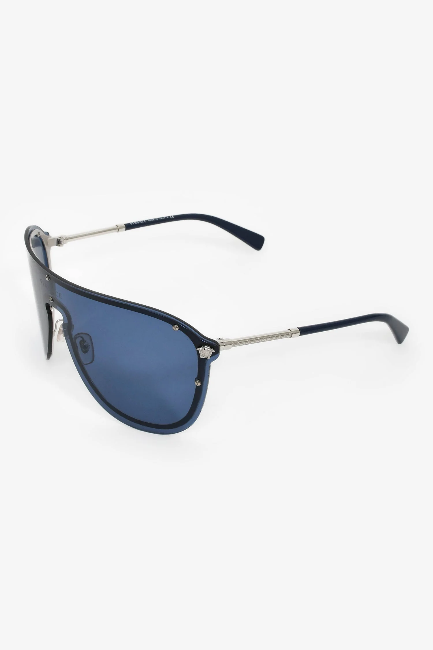 Versace Blue/Silver Toned '#Frenergy Visor' Sunglasses - Image 2