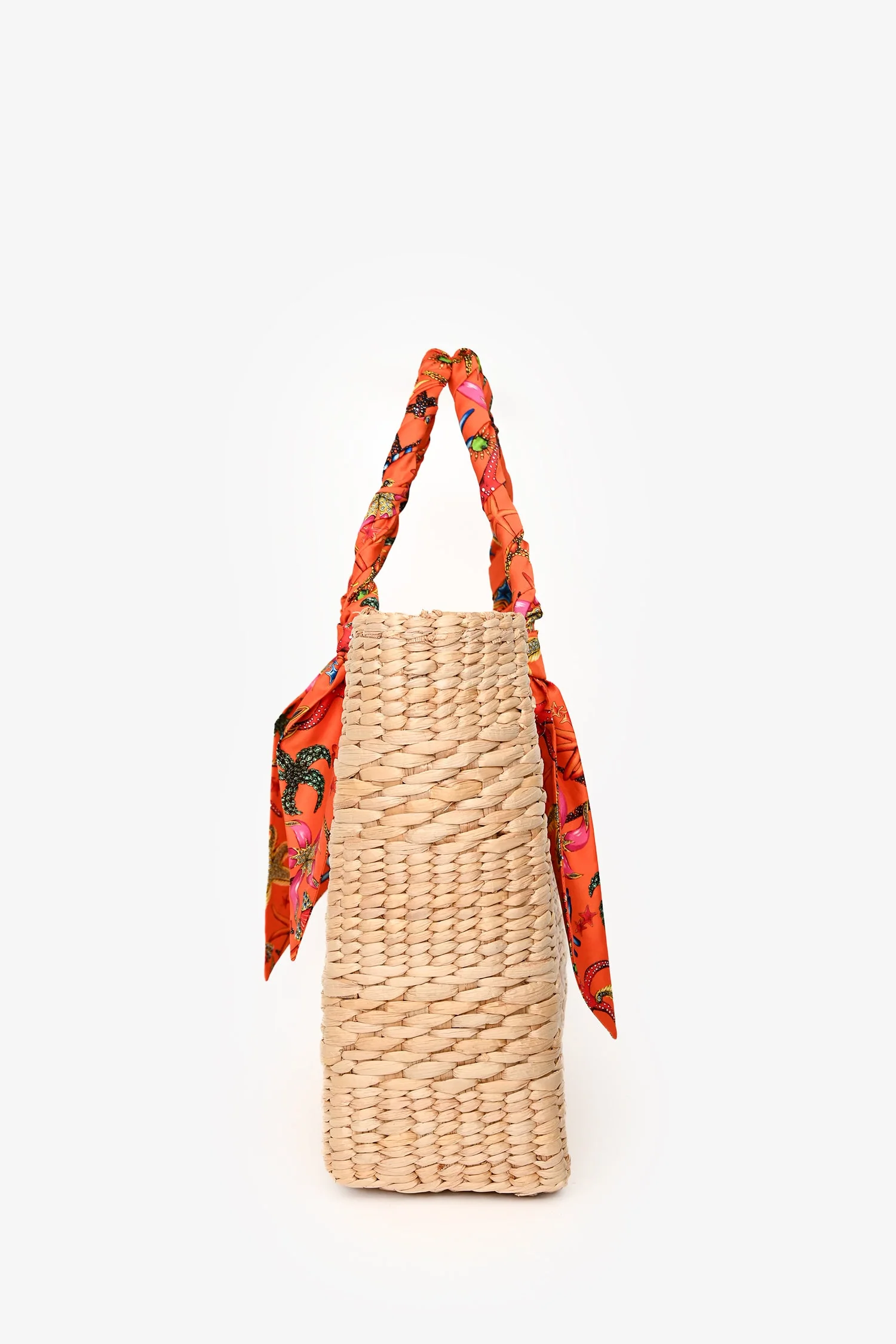 Versace Multi-Colour Straw Large Tote Bag - Image 2