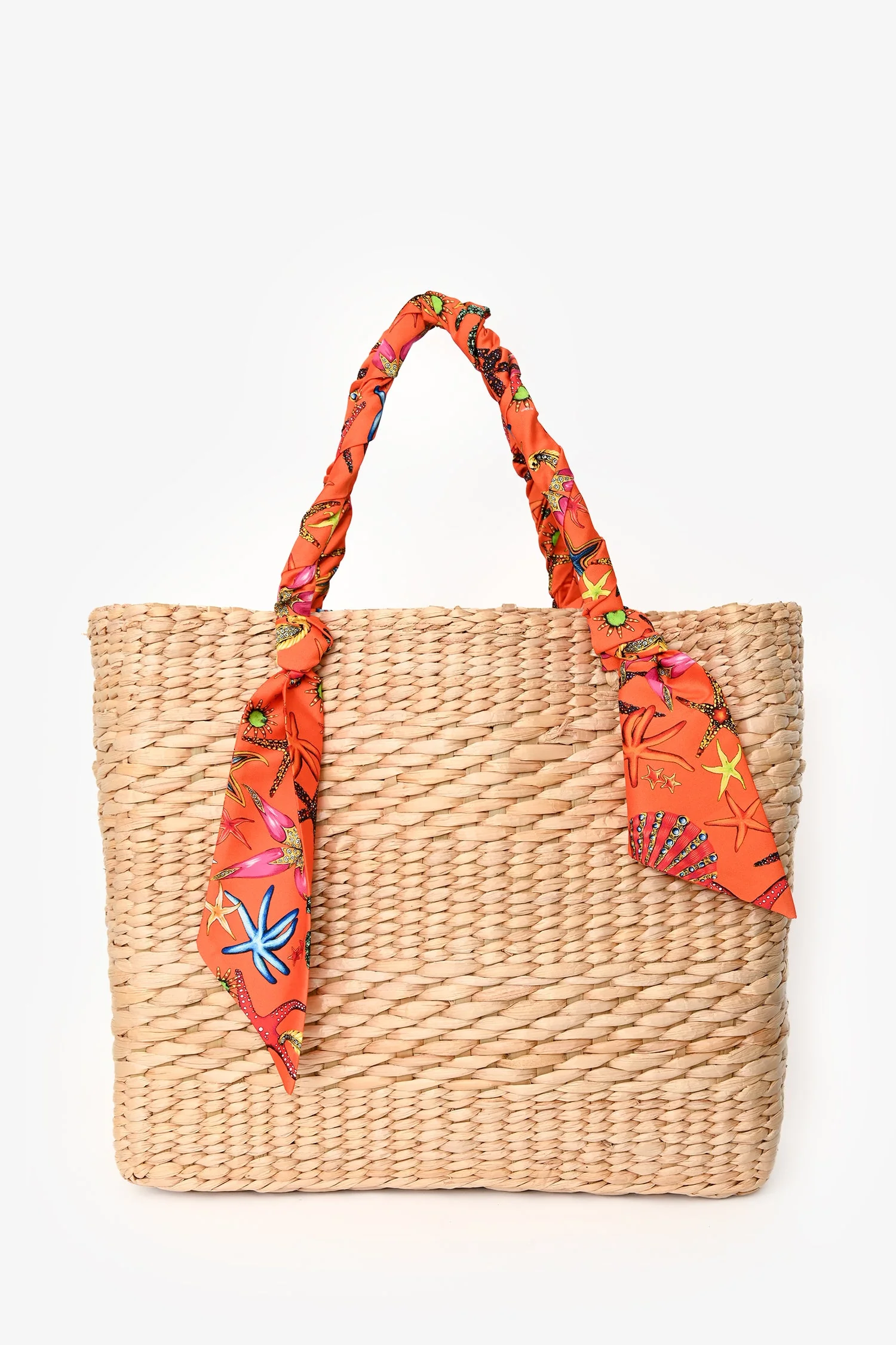Versace Multi-Colour Straw Large Tote Bag - Image 3