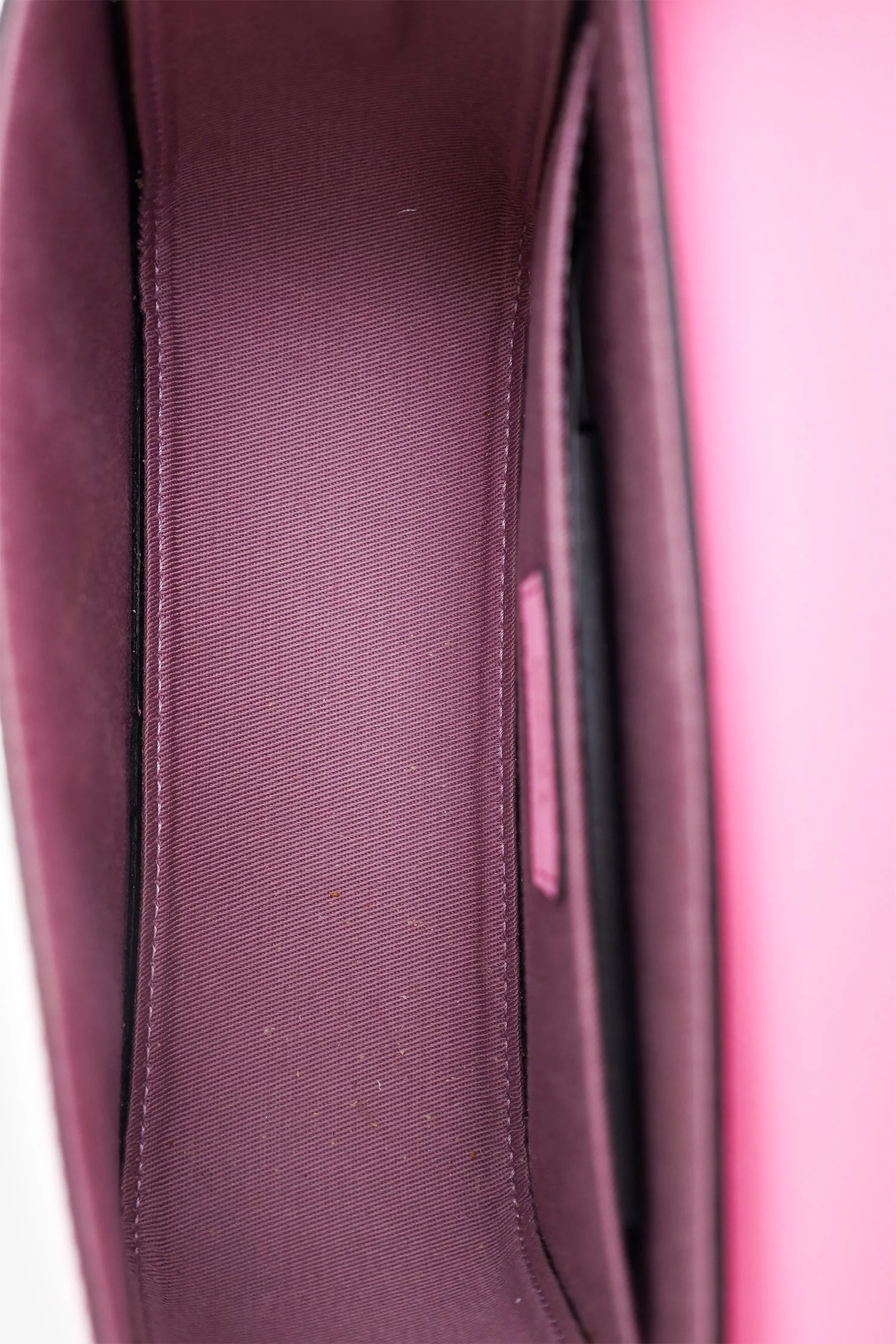 Versace Pink Grained Calfskin La Medusa Shoulder Bag - Image 7