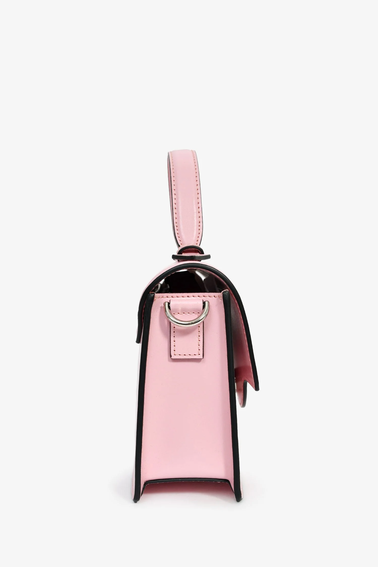 Versace Pink Leather Medusa Top Handle with Strap - Image 3