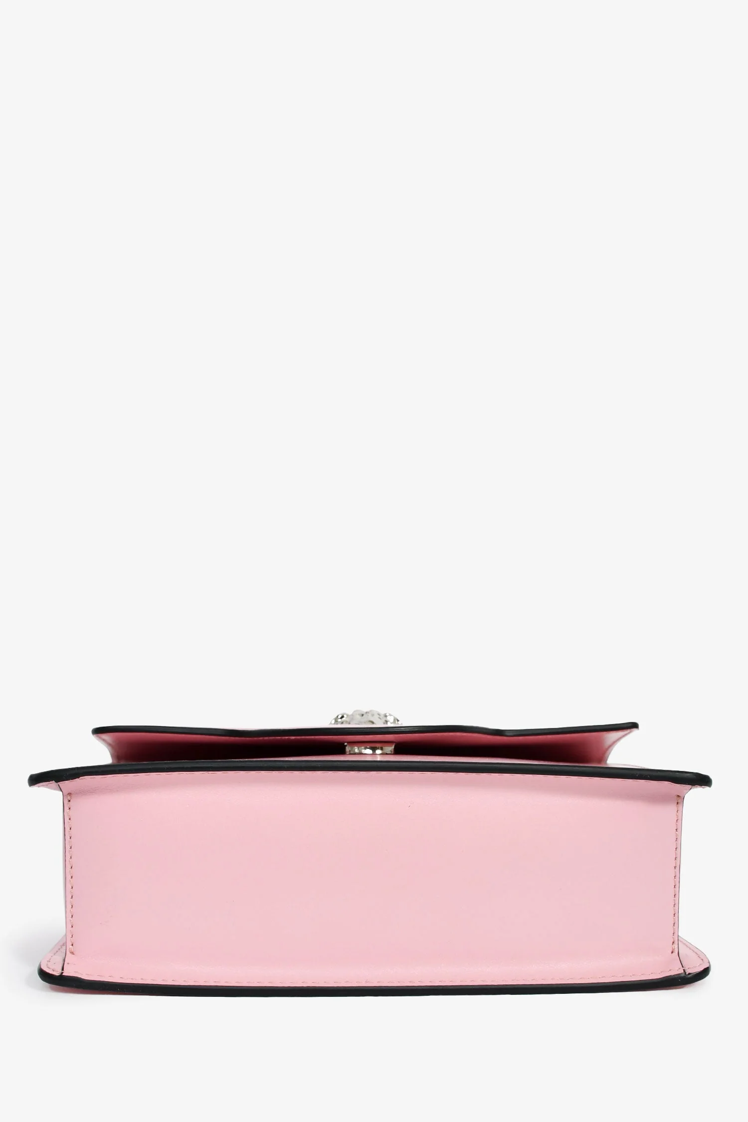 Versace Pink Leather Medusa Top Handle with Strap - Image 5
