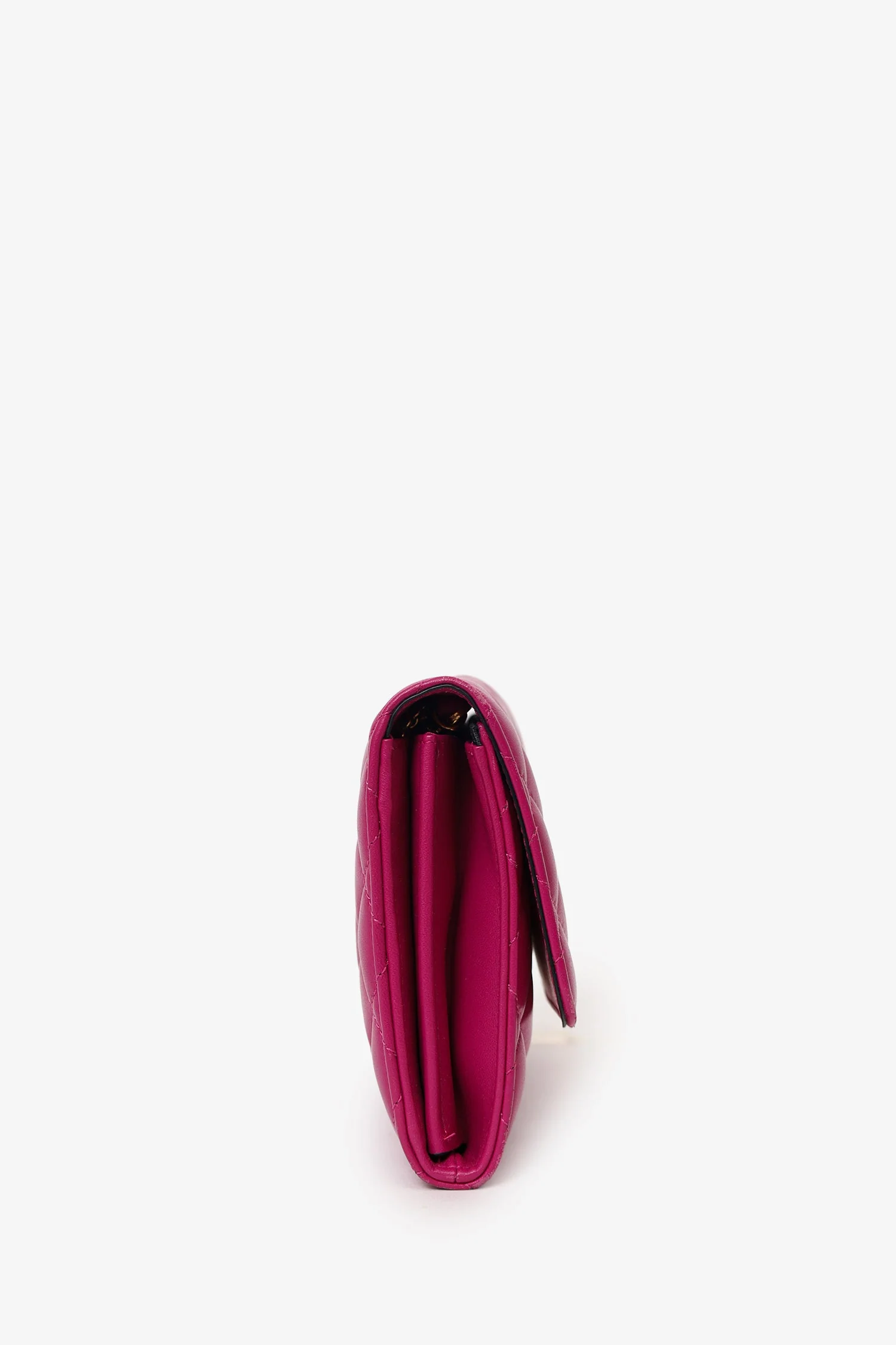 Versace Pink Leather Medusa Wallet On Chain - Image 3