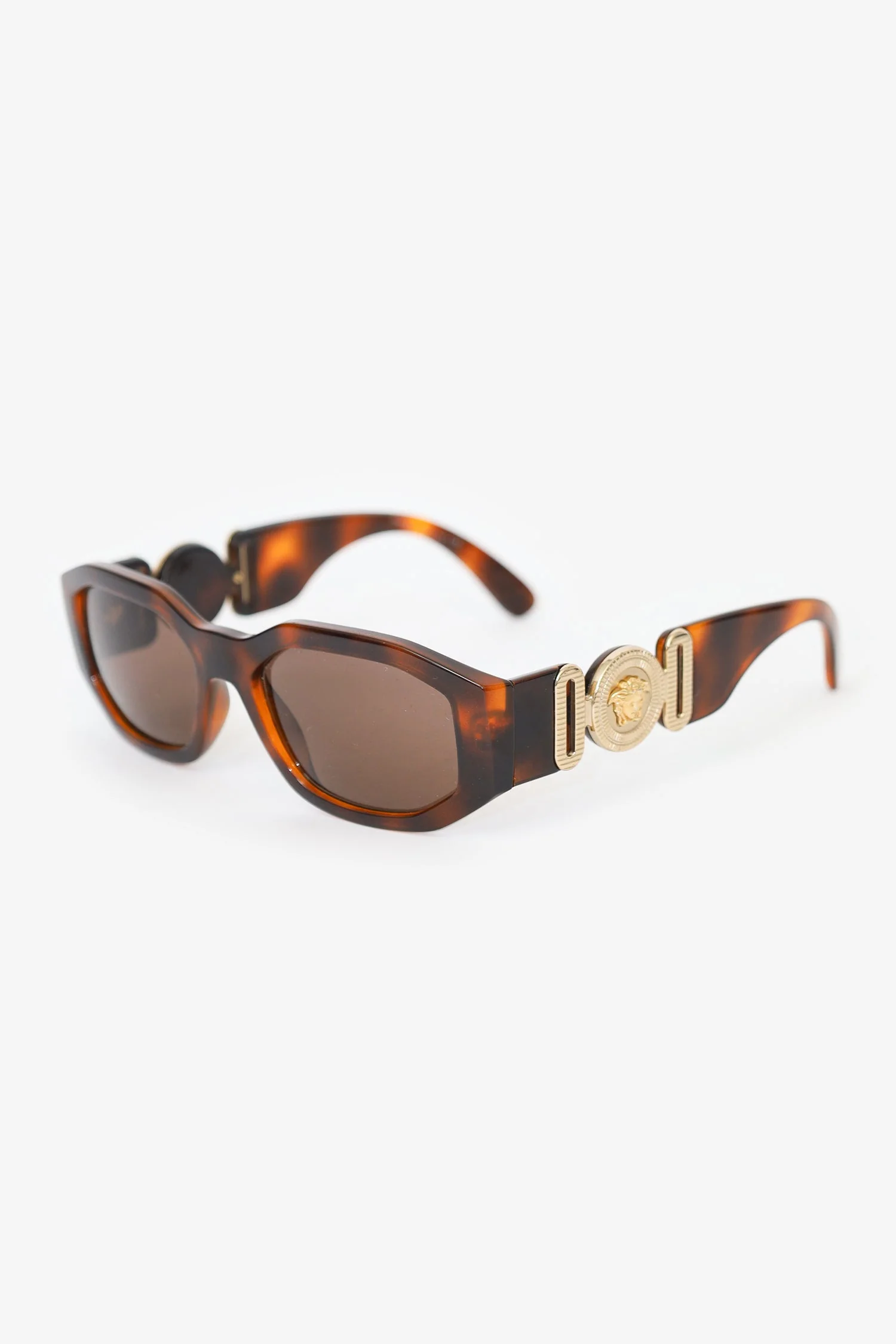 Versace Tortoiseshell Medusa Sunglasses - Image 2