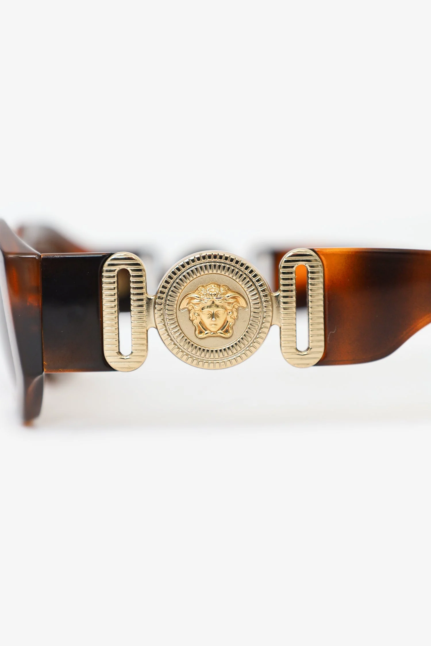 Versace Tortoiseshell Medusa Sunglasses - Image 4