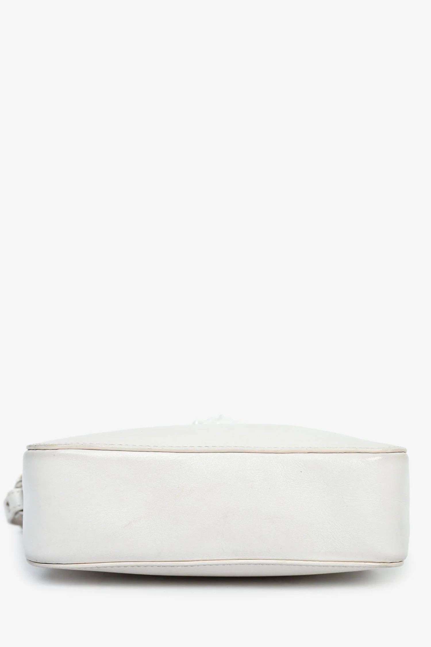Versace White Leather Medusa Camera Crossbody Bag - Image 5