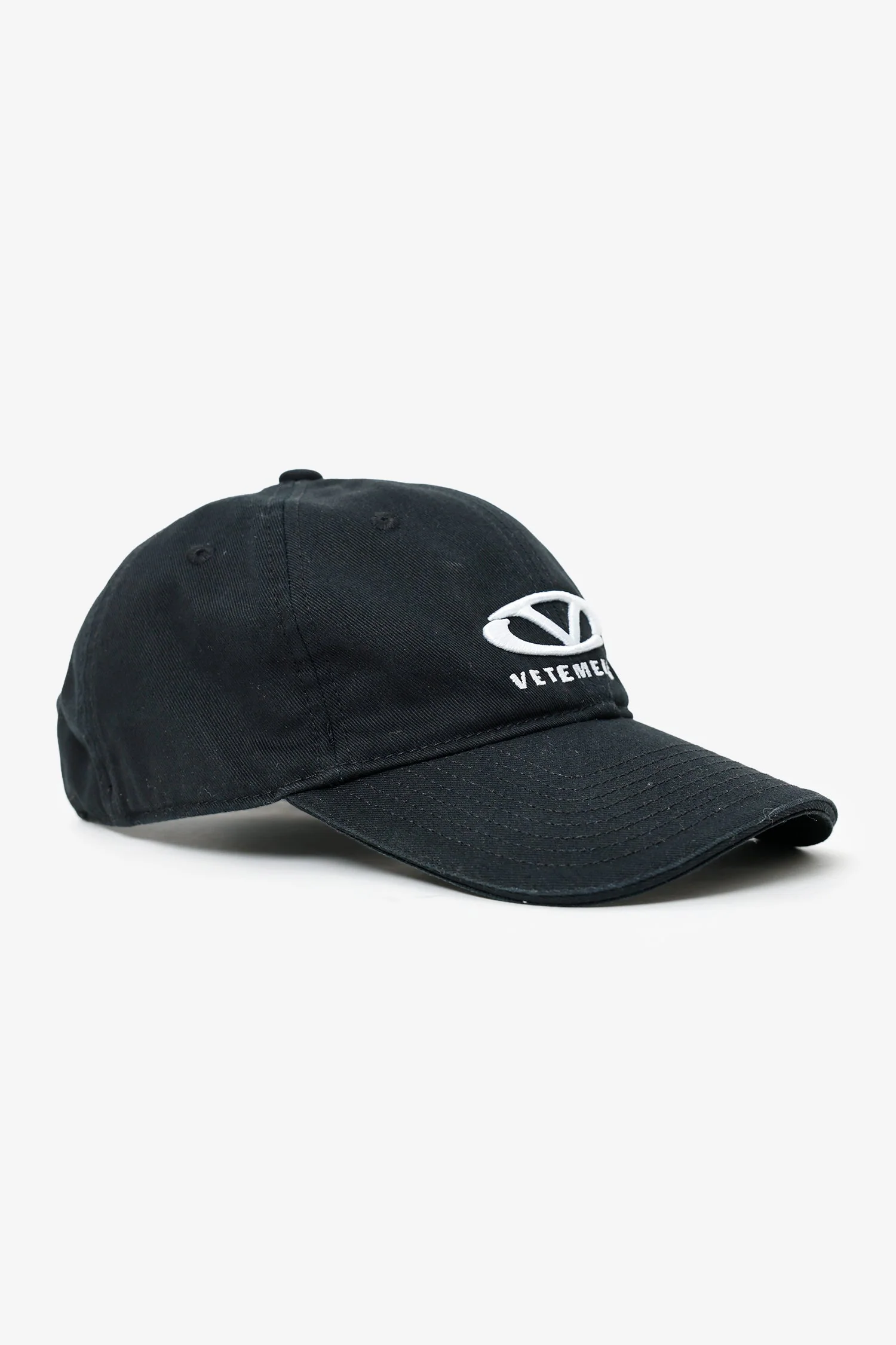 VETEMENTS Black Logo-embroidered Baseball Cap - Image 2
