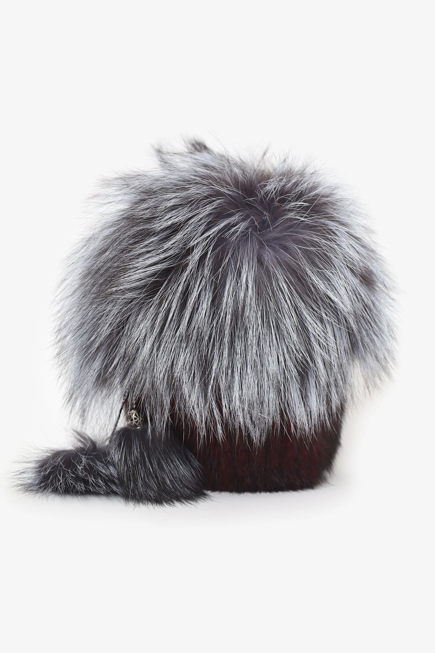 Vintage Fox Red/Silver Hat Estimated Size S - Image 2