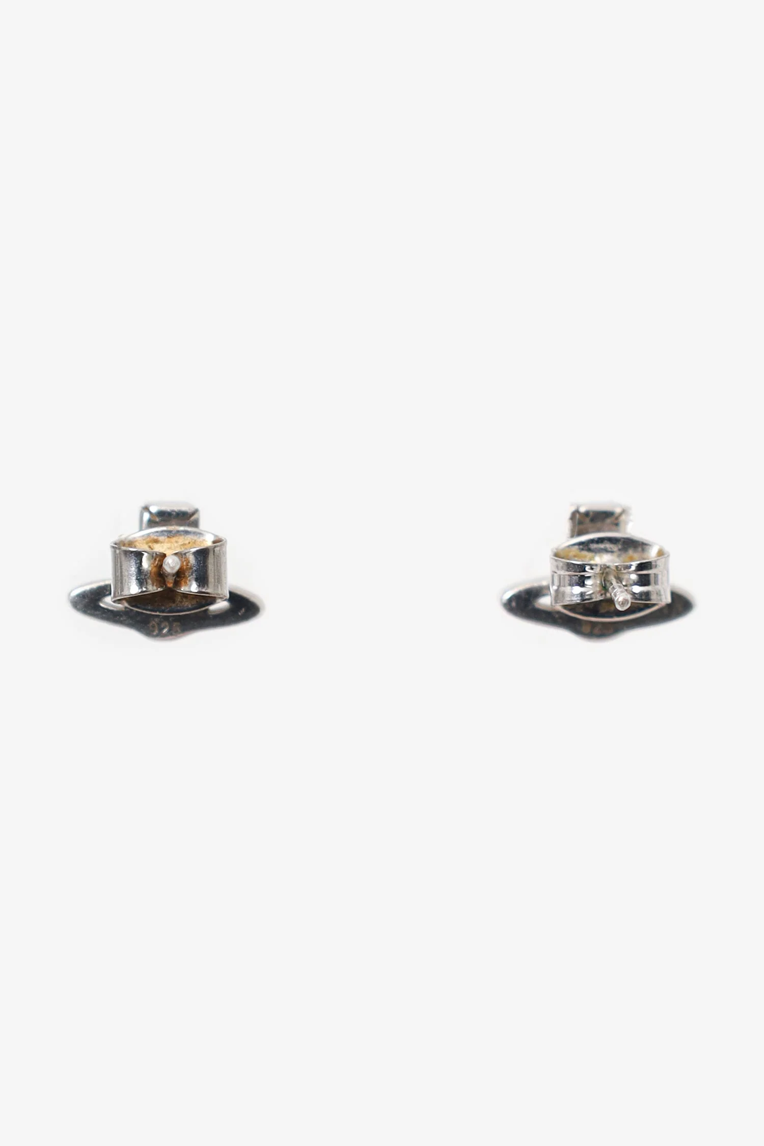 Vivienne Westwood Silver Mini Stud Earrings - Image 3