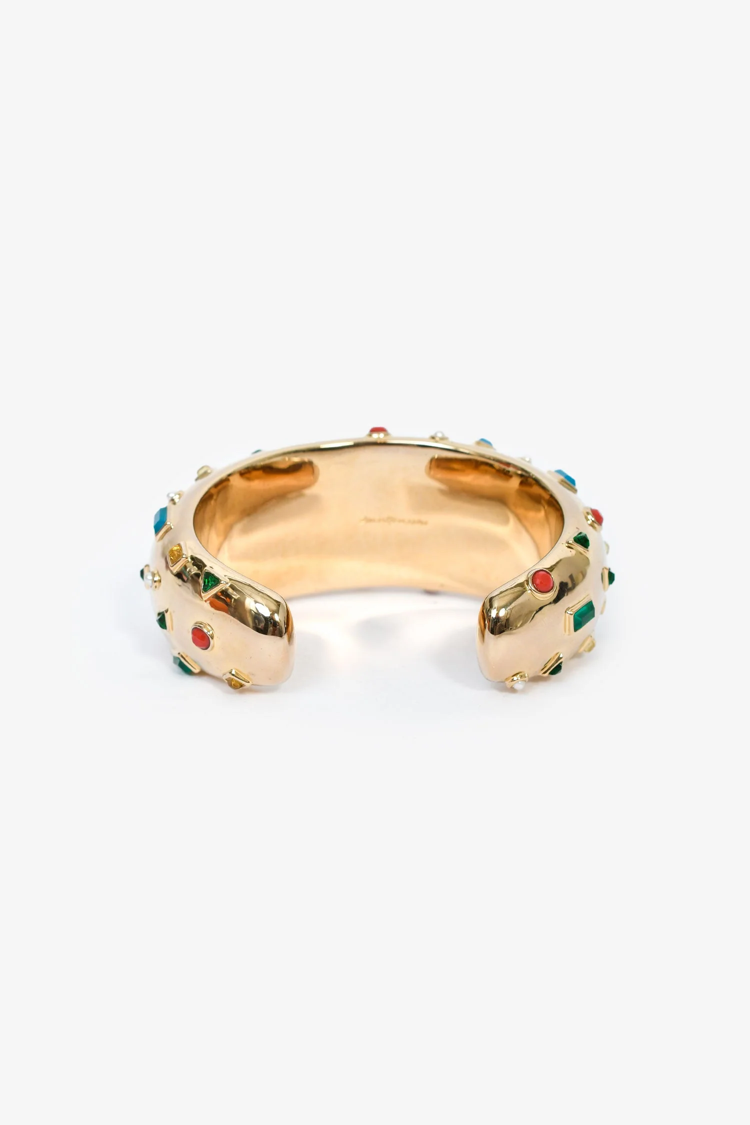Zimmerman Gold Tone Gem Embellished Cuff - Image 3