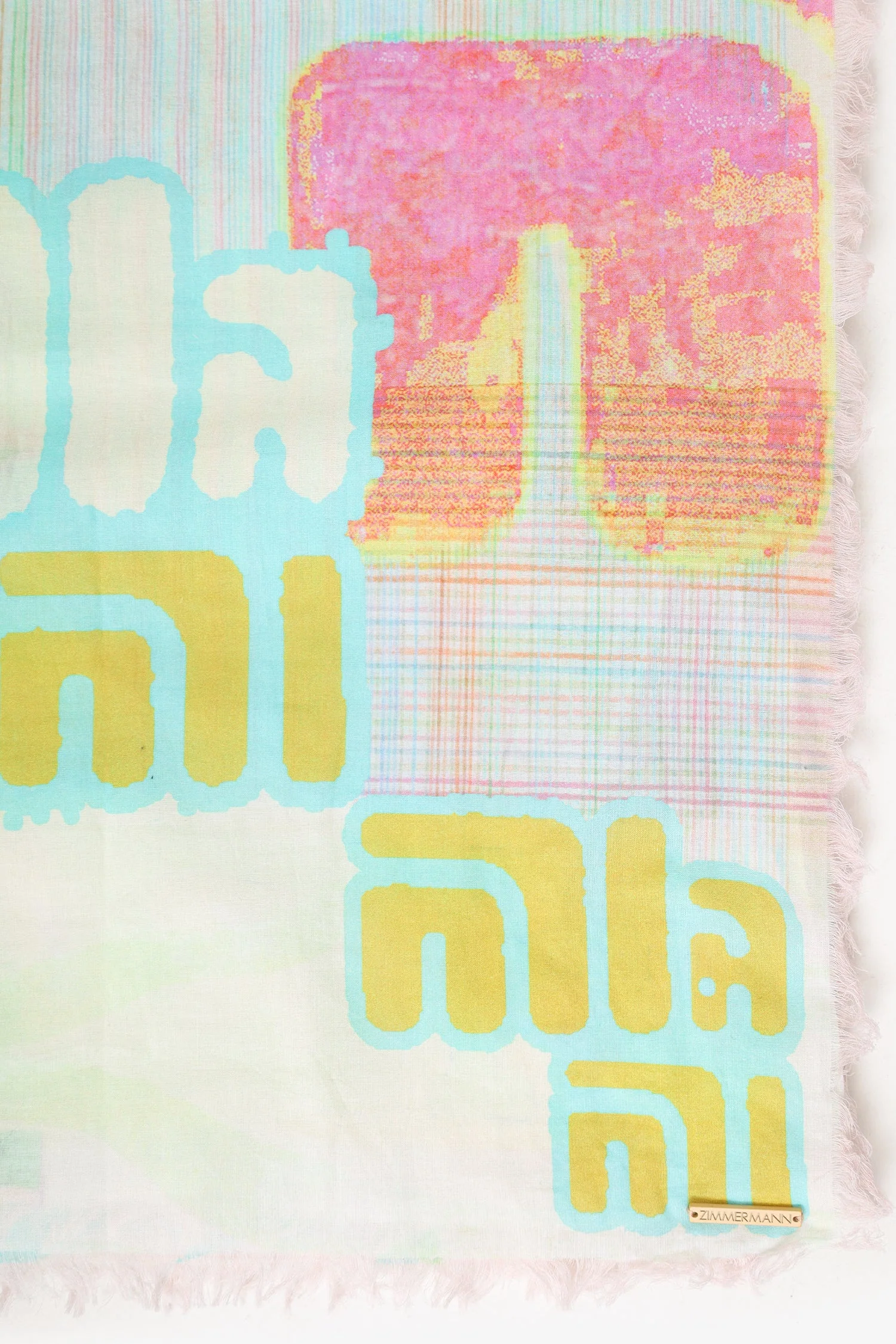 Zimmermann Multicolour Cotton Scarf - Image 2